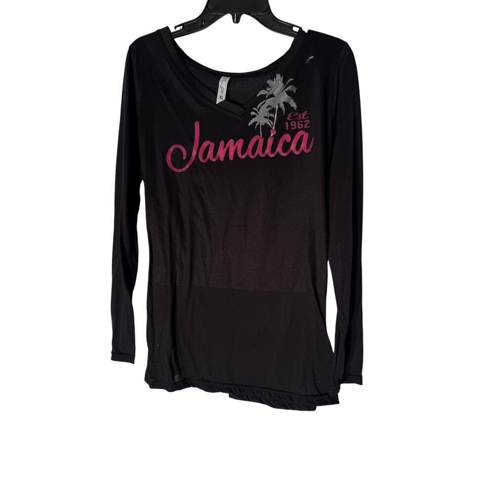 TBL Sport Women's XL Jamaica‎ Long Sleeve T-shirt